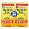 American Health Royal Brittany Evening Primrose Oil 1,300 mg 2 Bottles 120 Softgels Each 76630032339