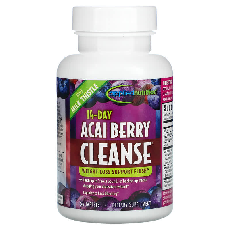 Applied Nutrition, 14-Day Acai Berry Cleanse, 56 Tablets 710363572846