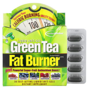 Applied Nutrition Green Tea Fat Burner 30 Fast-Acting Liquid Soft-Gels 710363263010