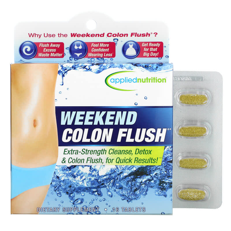 Applied Nutrition Weekend Colon Flush 16 Tablets 710363578893