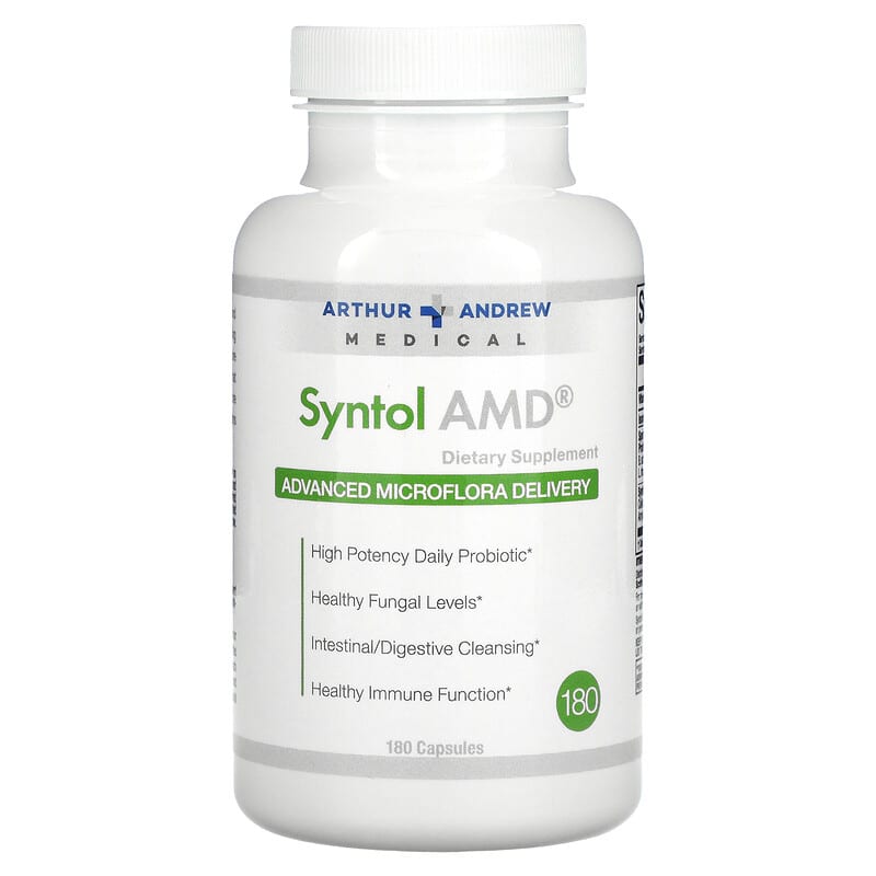 Arthur Andrew Medical Syntol AMD Advanced Microflora Delivery 180 Capsules 855571001020