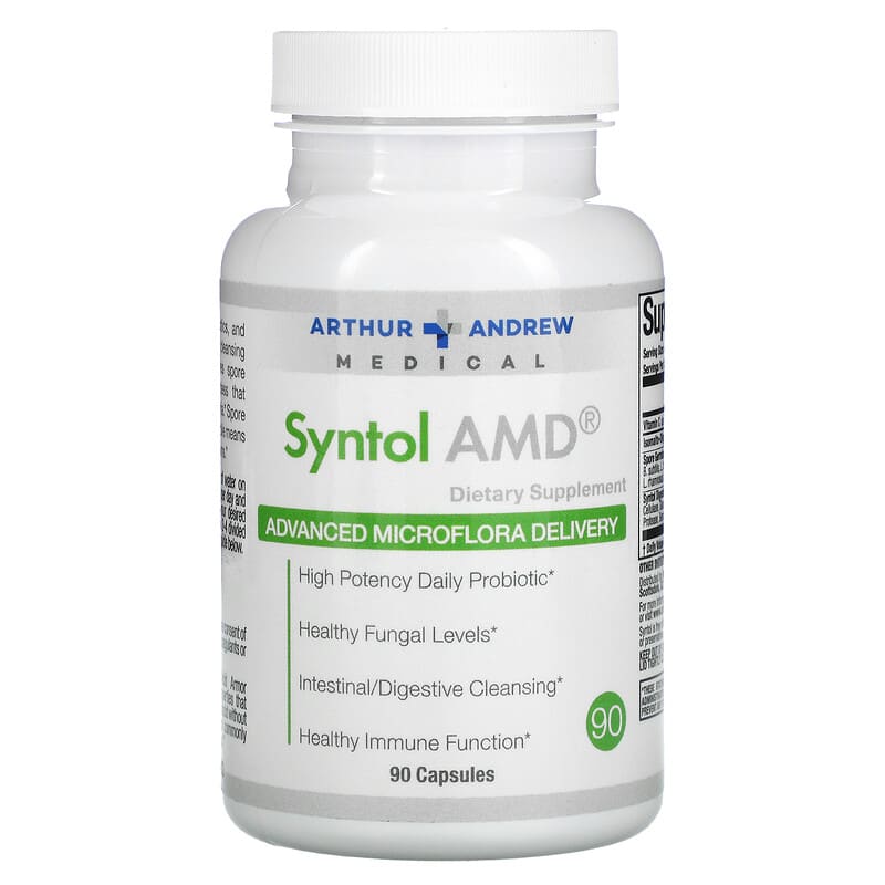 Arthur Andrew Medical Syntol AMD Advanced Microflora Delivery 90 Capsules 855571001051