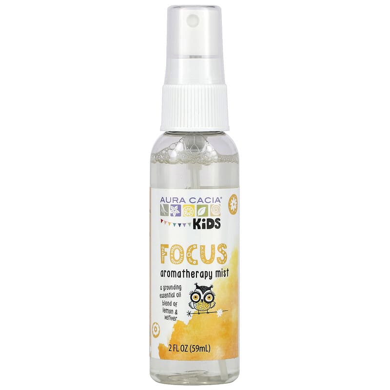 Aura Cacia Kids Focus Aromatherapy Mist 2 fl oz (59 ml) 51381908751