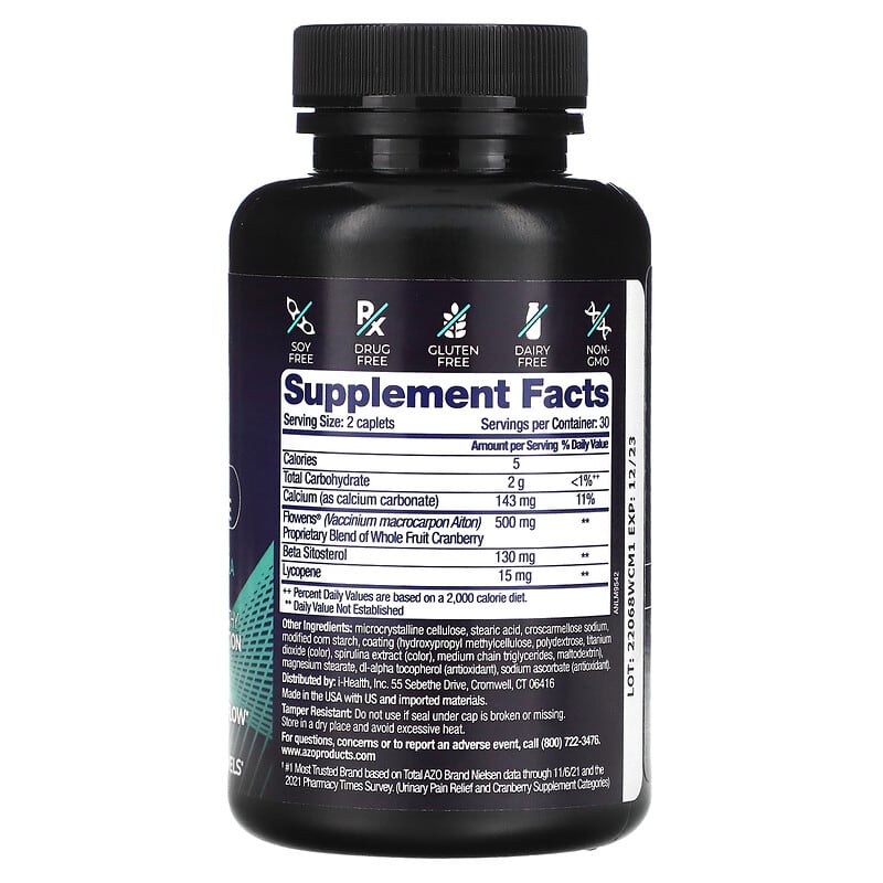 Azo, Men, Prostrate & Urinary Defense, 60 Caplets 787651760315