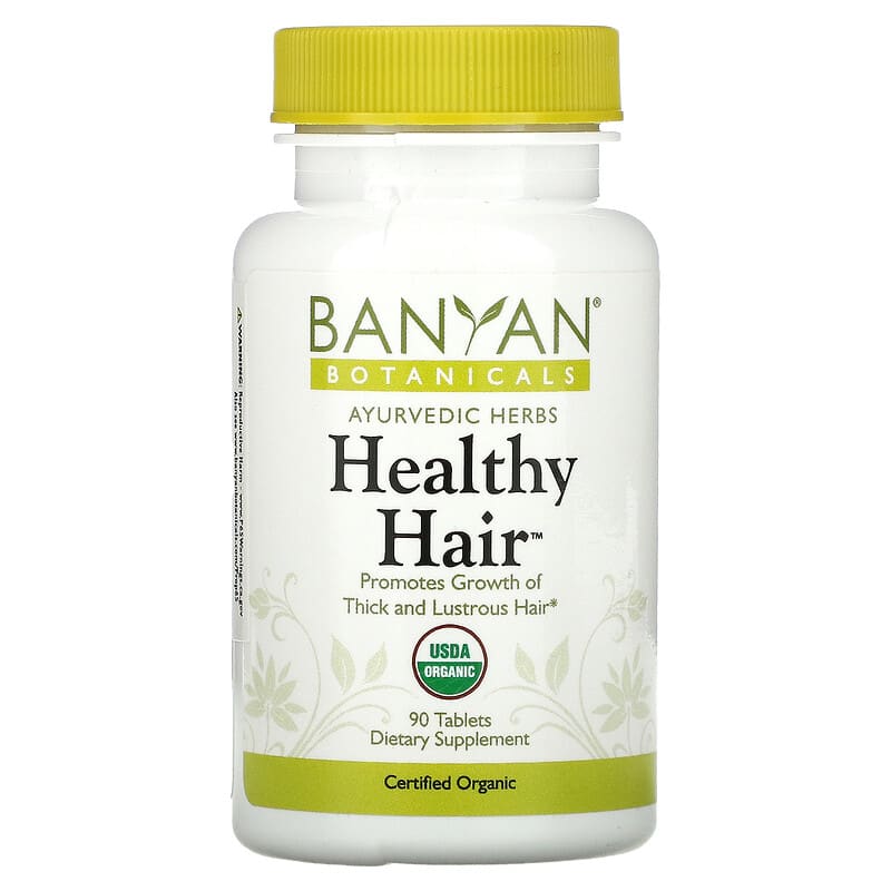 Banyan Botanicals Healthy Hair 90 Tablets 618192012413