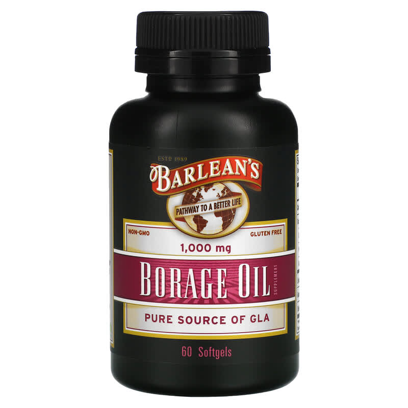 Barlean's Borage Oil Supplement 60 Softgels 705875100045