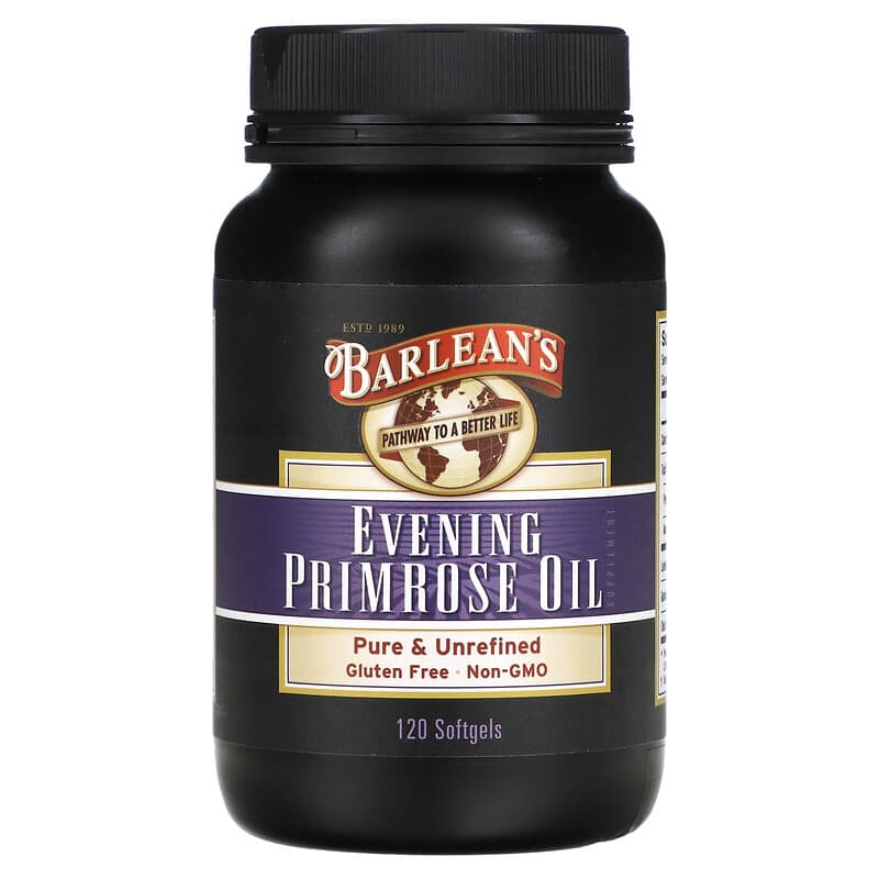 Barlean's Evening Primrose Oil 120 Softgels 705875100182