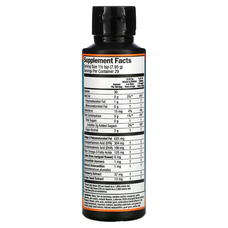 Barlean's, Omega Pals, Hooty Fruity Tangerine, 8 oz (227 g) 705875801058