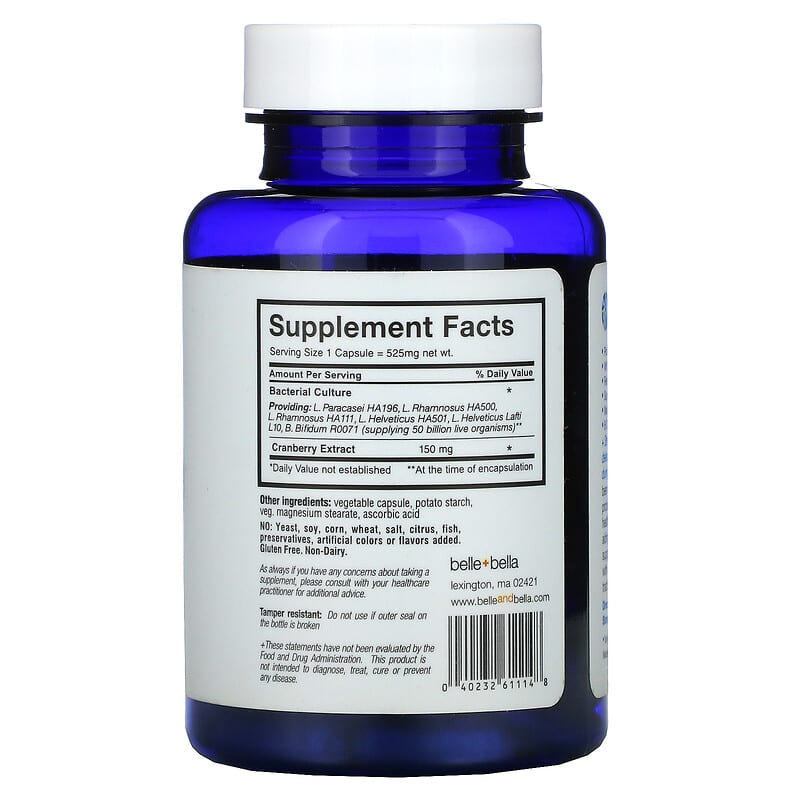 Belle+Bella, Probiology, Probiotic Flora Prenatal, 25 Billion CFU, 30 Capsules 40232611148