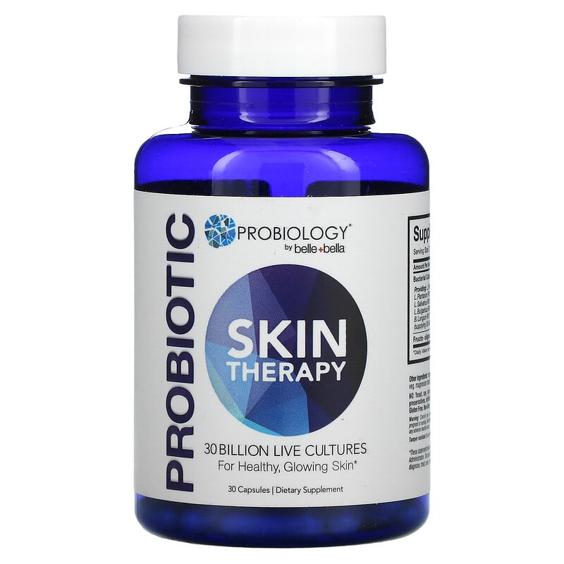 Belle+Bella Probiology Probiotic Skin Therapy 30 Billion CFU 30 Capsules 94922157461