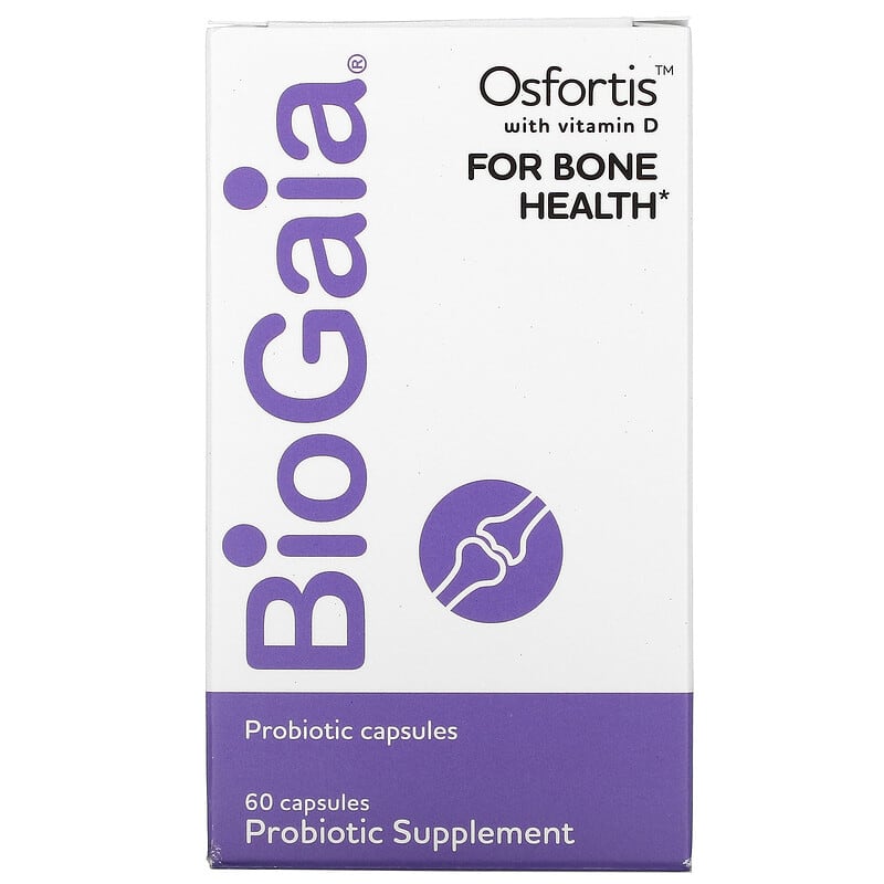 BioGaia Osfortis with Vitamin D 60 Capsules 602359460254