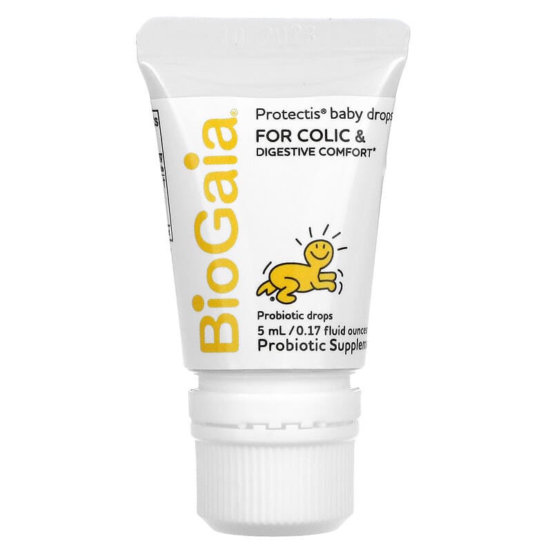 BioGaia, Protectis Baby Drops, For Colic & Digestive Comfort, 0.17 fl oz (5 ml) 602359460209