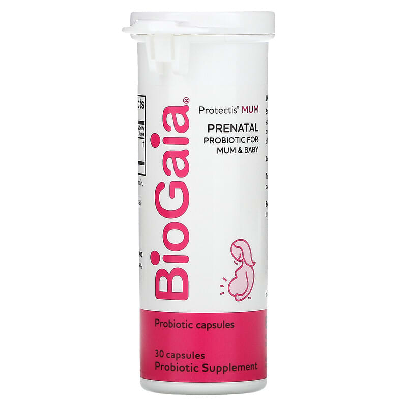 BioGaia, Protectis MUM, Prenatal Probiotic, 30 Capsules 602359460292
