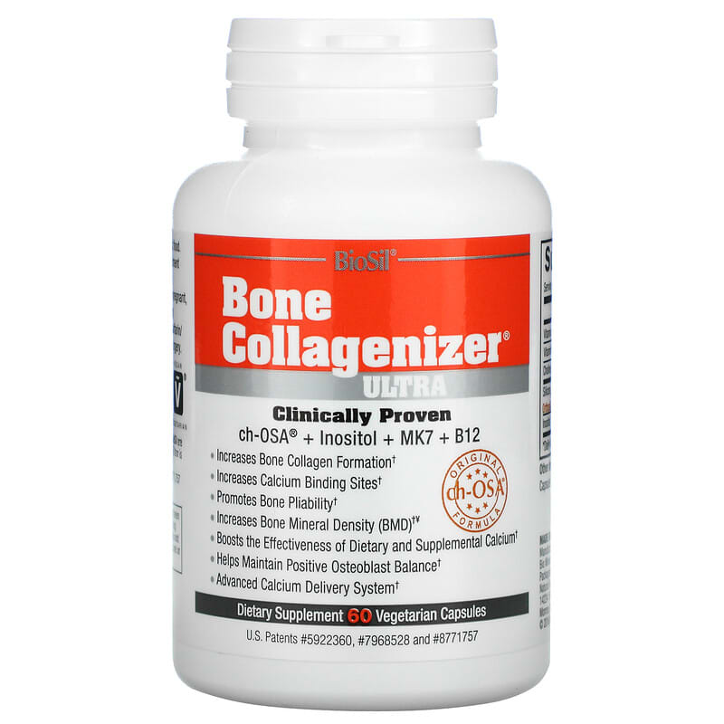 BioSil, Bone Collagenizer Ultra, 60 Vegetarian Capsules 5425010391507
