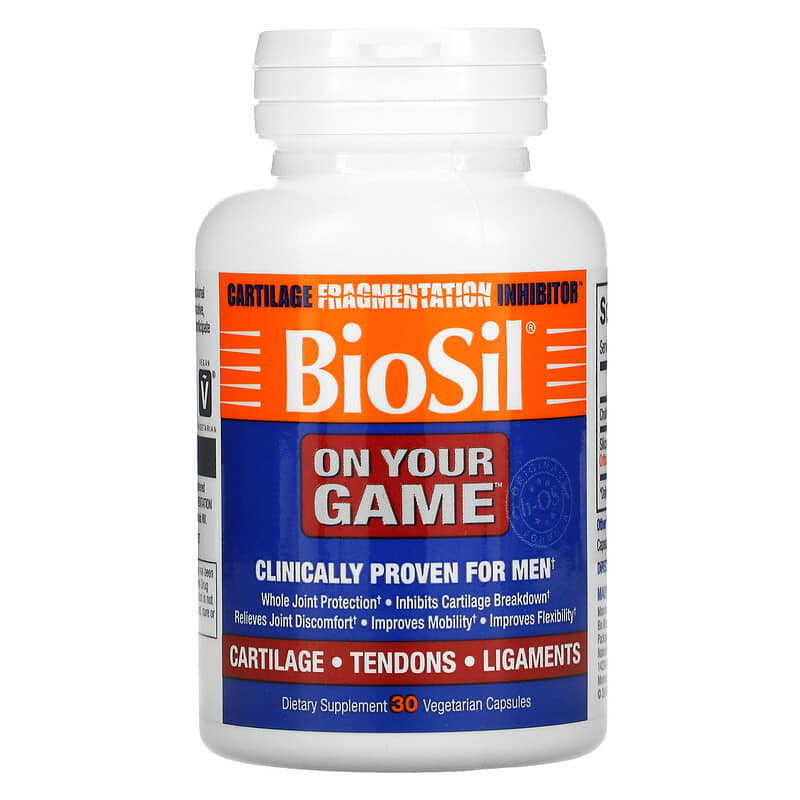 BioSil, On Your Game, 30 Vegetarian Capsules 5425010391712