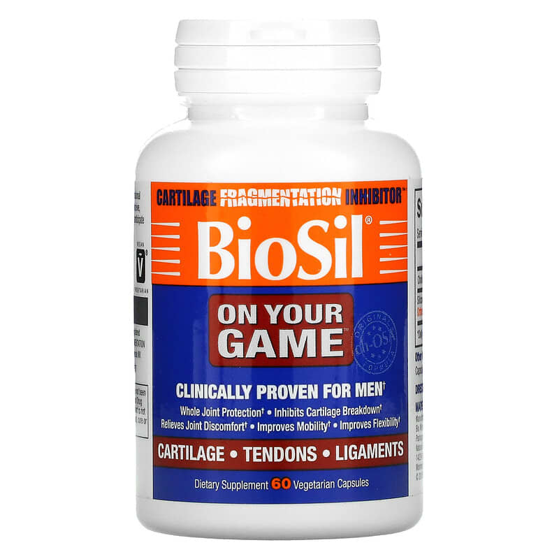 BioSil, On Your Game, 60 Vegetarian Capsules 5425010391729