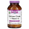 Bluebonnet Nutrition Calcium Citrate & Vitamin D3 180 Caplets 743715007123