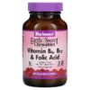 Bluebonnet Nutrition Earth Sweet Chewables Vitamin B6 B12 & Folic Acid Raspberry 60 Chewable Tablets 743715004450