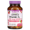 Bluebonnet Nutrition EarthSweet Chewables Vitamin D3 Raspberry 2,000 IU 90 Chewable Tablets 743715003644
