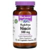 Bluebonnet Nutrition Flush-Free Niacin 500 mg 120 Vegetable Capsules 743715004641