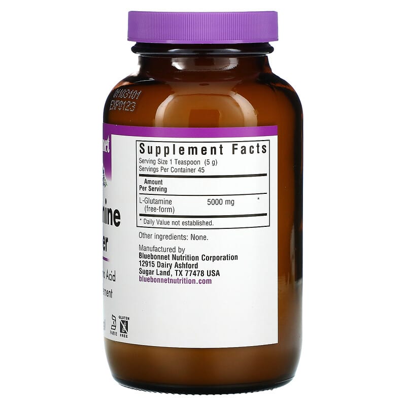 Bluebonnet Nutrition, L-Glutamine Powder, 8 oz (228 g) 743715000490