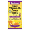 Bluebonnet Nutrition Liquid Vitamin D3 Drops Citrus 50 mcg (2,000 IU) 1 fl oz (30 ml) 743715003767