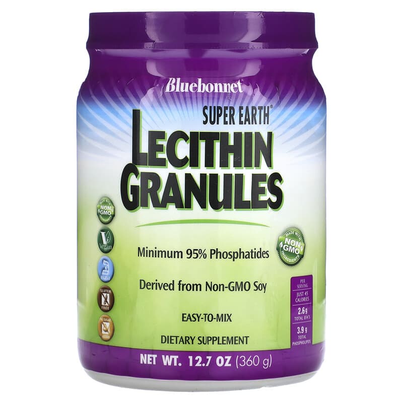 Bluebonnet Nutrition Super Earth Lecithin Granules 12.7 oz (360 g) 743715009288