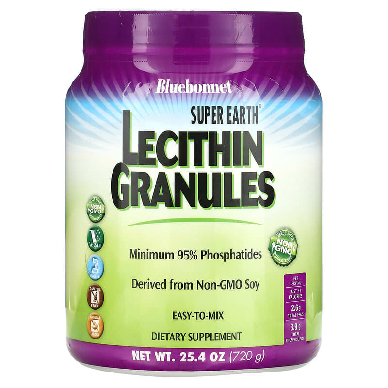 Bluebonnet Nutrition Super Earth Lecithin Granules 25.4 oz (720 g) 743715009332