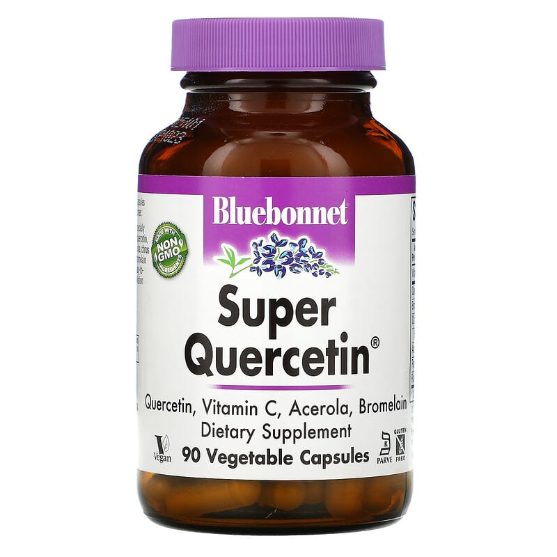 Bluebonnet Nutrition Super Quercetin 90 Vegetable Capsules 743715005532