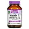 Bluebonnet Nutrition Vitamin D3 125 mcg (5,000 IU) 100 Softgels 743715003217