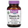 Bluebonnet Nutrition Vitamin D3 25 mcg (1,000 IU) 100 Softgels 743715003088