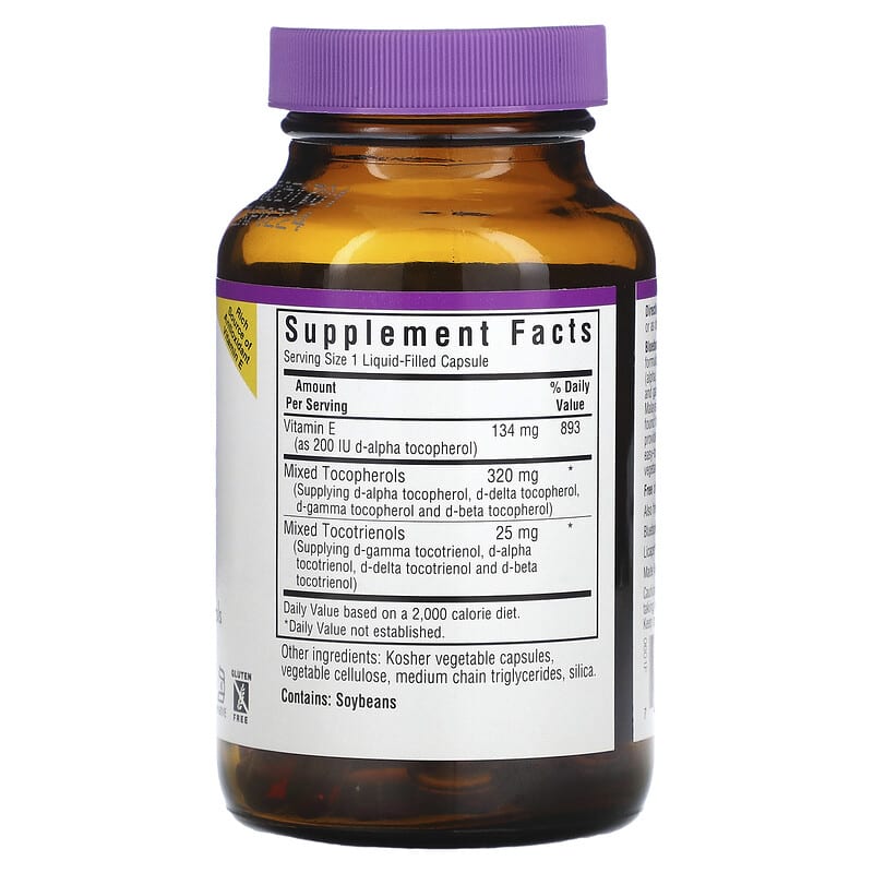Bluebonnet Nutrition, Vitamin E Complex, Full Spectrum , 60 Licaps 743715006010