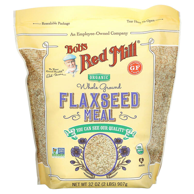 Bob's Red Mill Organic Flaxseed Meal Whole Ground 32 oz (907 g) 39978049377