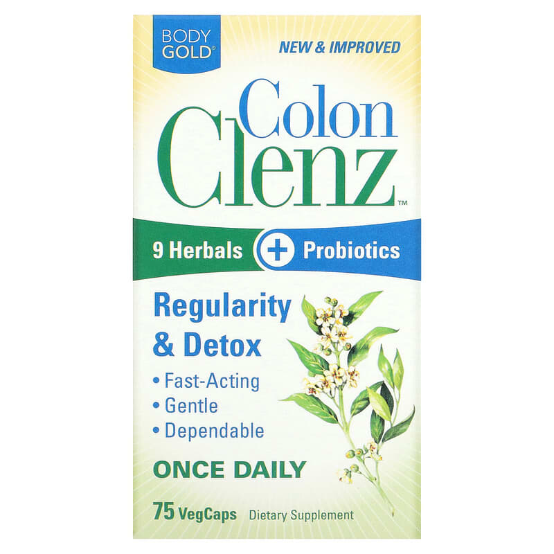 BodyGold Colon Clenz 75 VegCaps 47868437050