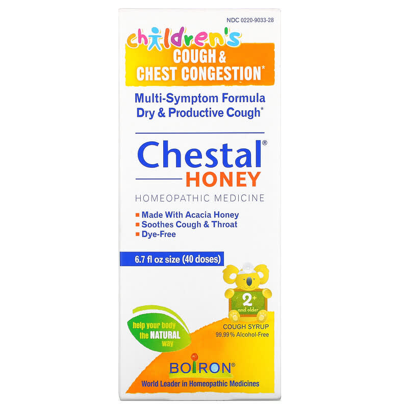 Boiron Chestal Honey Children's Cough & Chest Congestion 6.7 fl oz 306969033289