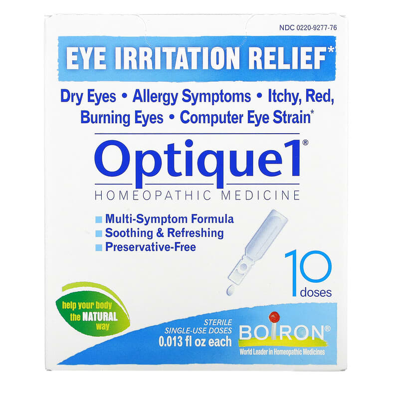 Boiron Optique1 Eye Irritation Relief 10 Doses 0.013 fl oz Each 306962193713