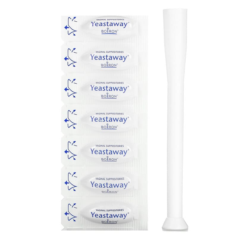 Boiron, Yeastaway, Yeast Infection Relief, 7 Vaginal Suppositories 306969716984