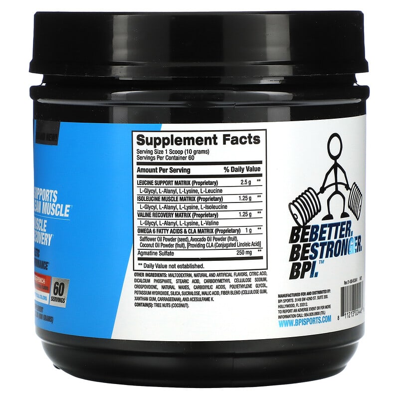 BPI Sports, Best BCAA, Fruit Punch, 1.32 lbs (600 g) 811213024468