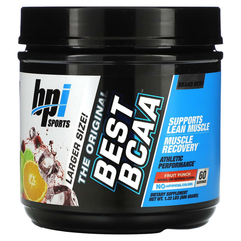 BPI Sports Best BCAA Fruit Punch 1.32 lbs (600 g) 811213024468