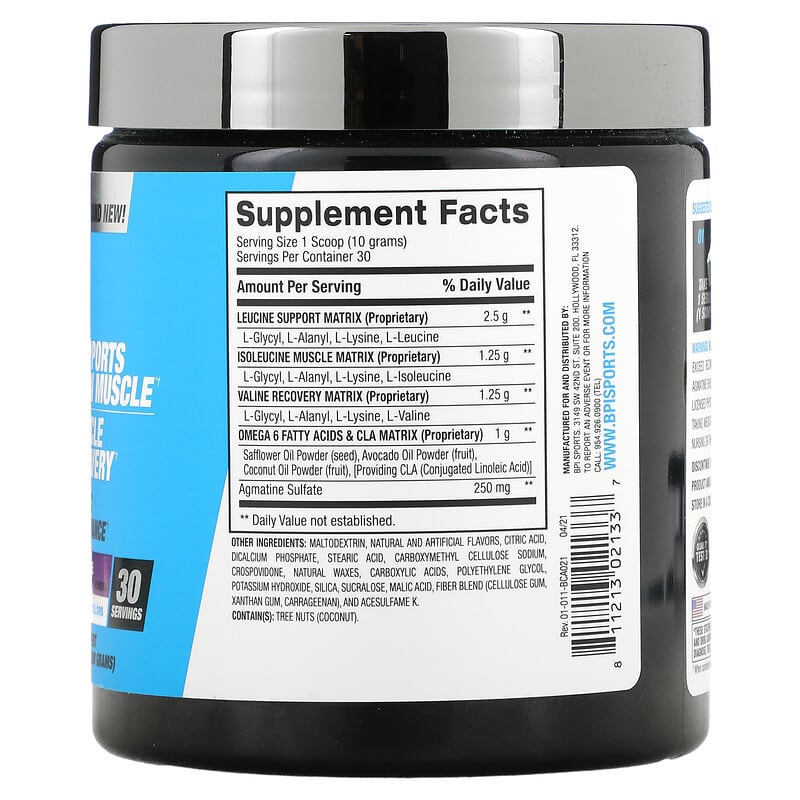 BPI Sports, Best BCAA, The Original, Grape, 10.58 oz (300 g) 811213021337
