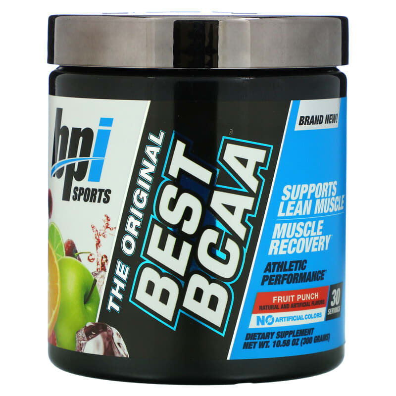 BPI Sports The Original Best BCAA Fruit Punch 10.58 oz (300 g) 851780006306