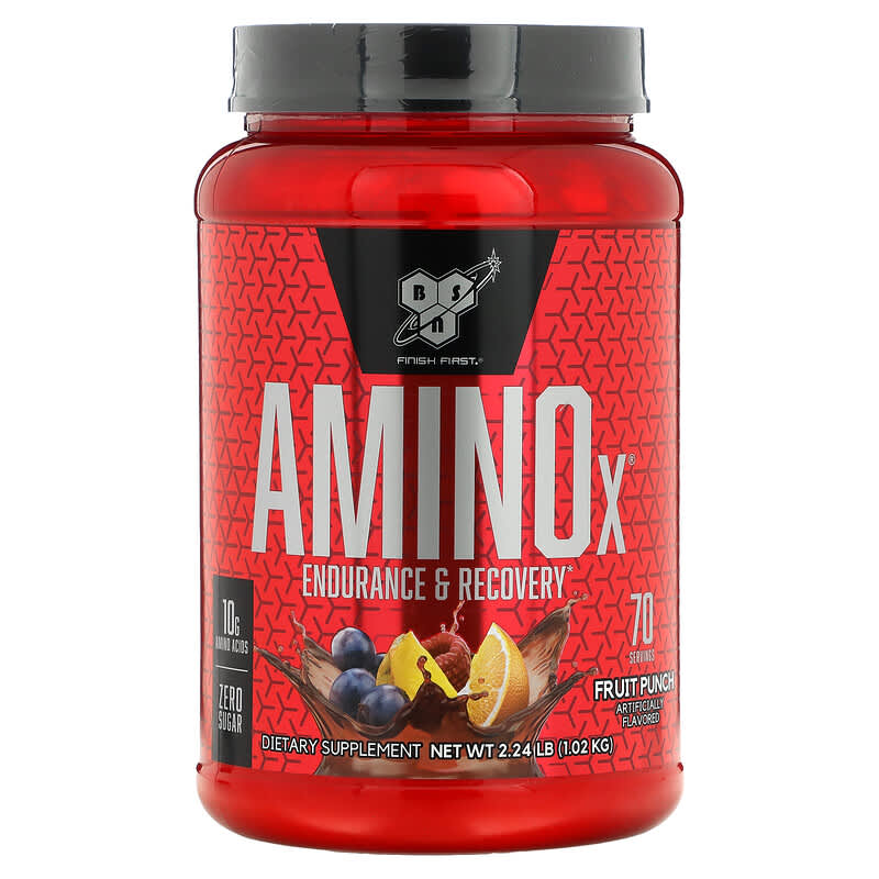 BSN AminoX Endurance & Recovery Fruit Punch 2.24 lb (1.02 kg) 834266063307