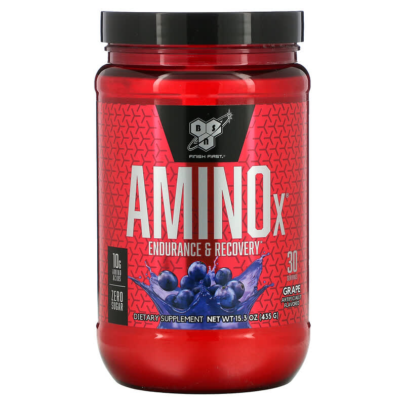 BSN AminoX Endurance & Recovery Grape 15.3 oz (435 g) 834266003365