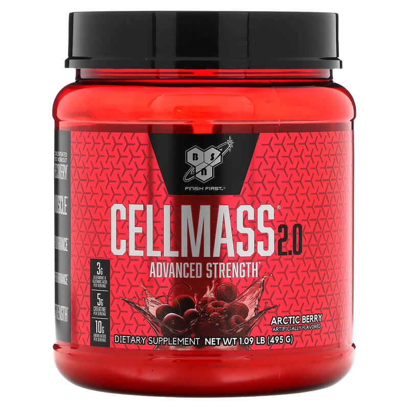 BSN Cellmass 2.0 Advanced Strength Arctic Berry 1.09 lb (495 g) 834266002221