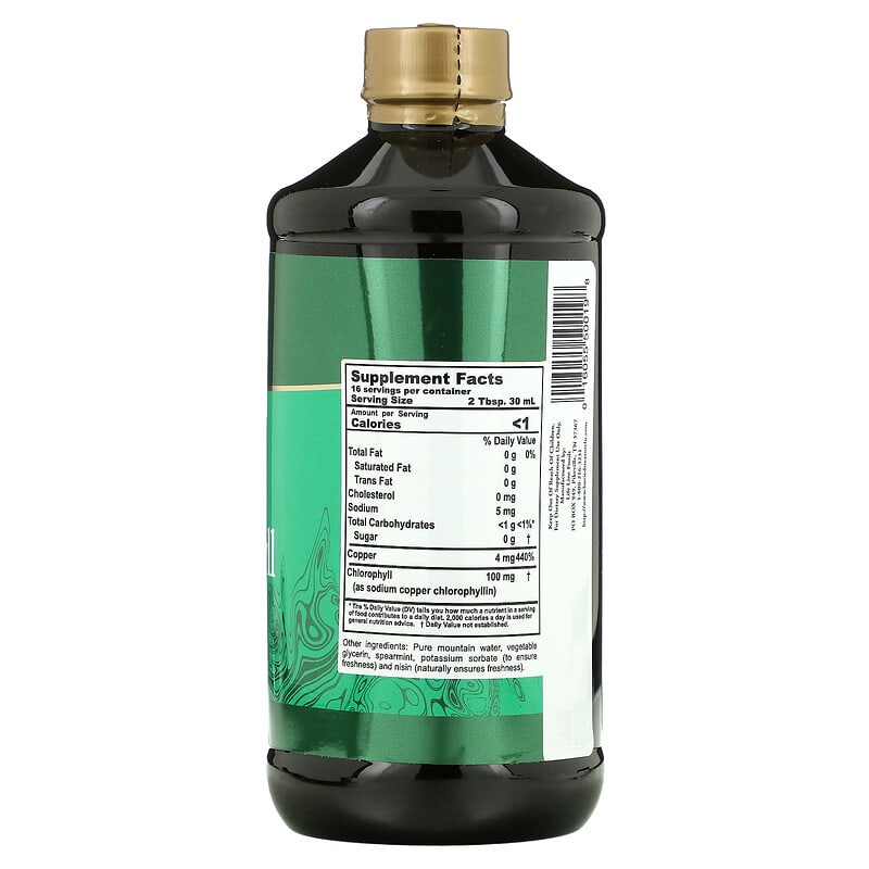 Buried Treasure, Liquid Chlorophyll, Spearmint, 16.23 fl oz (480 ml) 16055500198