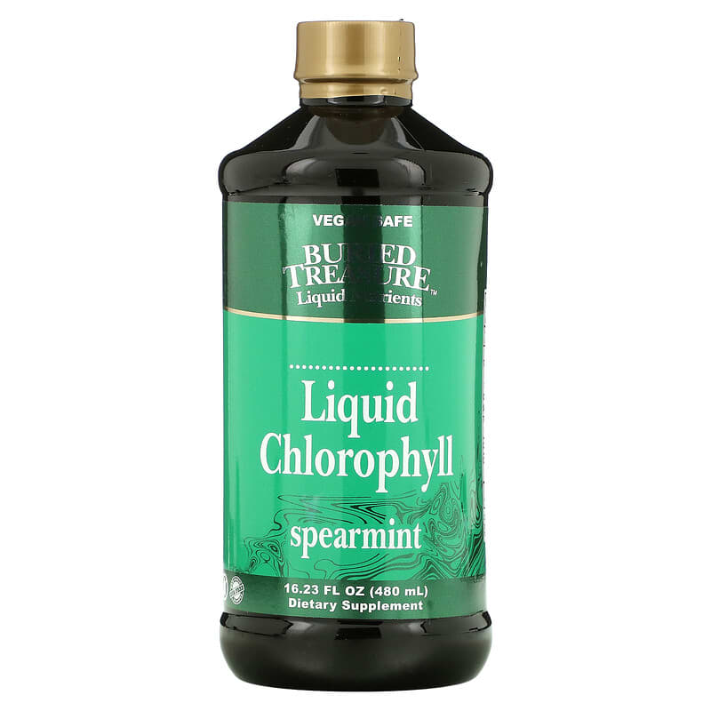 Buried Treasure Liquid Chlorophyll Spearmint 16.23 fl oz (480 ml) 16055500198