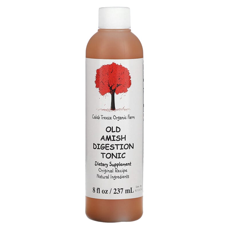 Caleb Treeze Organic Farm Old Amish Digestion Tonic 8 fl oz (237 ml) 899378002019