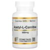 California Gold Nutrition Acetyl-L-Carnitine 500 mg 60 Veggie Capsules 898220011254