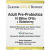 California Gold Nutrition Adult Pre-Probiotics 10 Billion CFU + Elderberry Natural Strawberry & Melon Flavor 30 Packets 0.05 oz (1.5 g) Each 898220018543