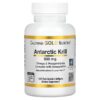 California Gold Nutrition Antarctic Krill Oil Omega-3 Phospholipids Complex with Astaxanthin Natural Strawberry and Lemon Flavor 500 mg 120 Softgels 898220011018